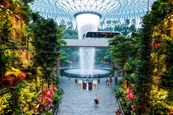 Changi Airport, Singapore. Source: Photo by Sreehari Devadas on Unsplash