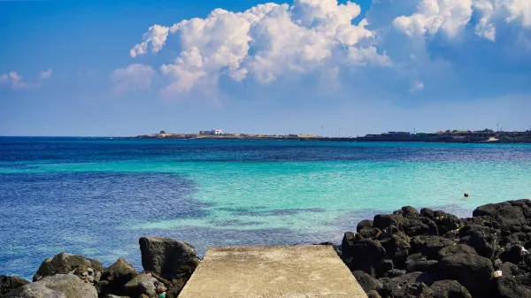 Coastline of Jeju Island. Source: Photo by Minku Kang on Unsplash