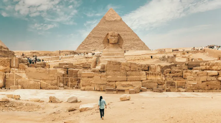 The Sphinx and the Great Pyramid. Possibly the most iconic sight in the world!