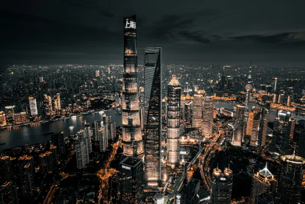 Night in Shanghai, Source: Photo by Zhou Xian on Unsplash