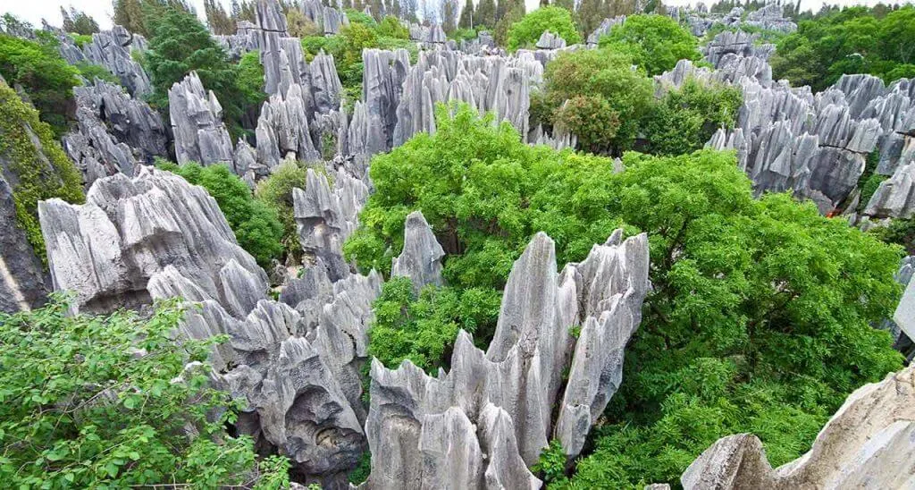 อุทยานป่าหิน คุนหมิง (แหล่งที่มาของภาพ: Grandtourchina)