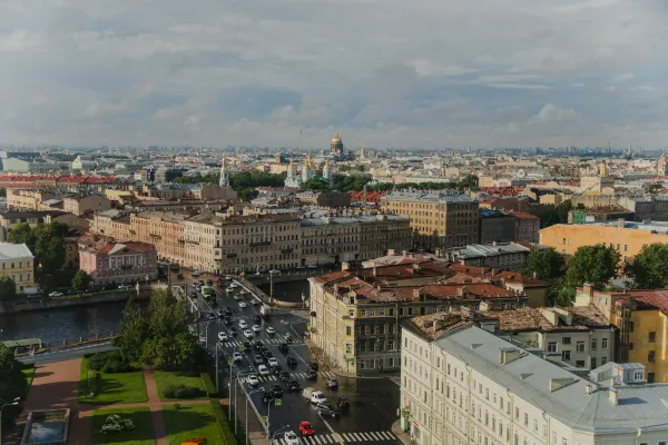Cityscape of Saint Petersburg. Source: Photo by Julia Zyablova on Unsplash