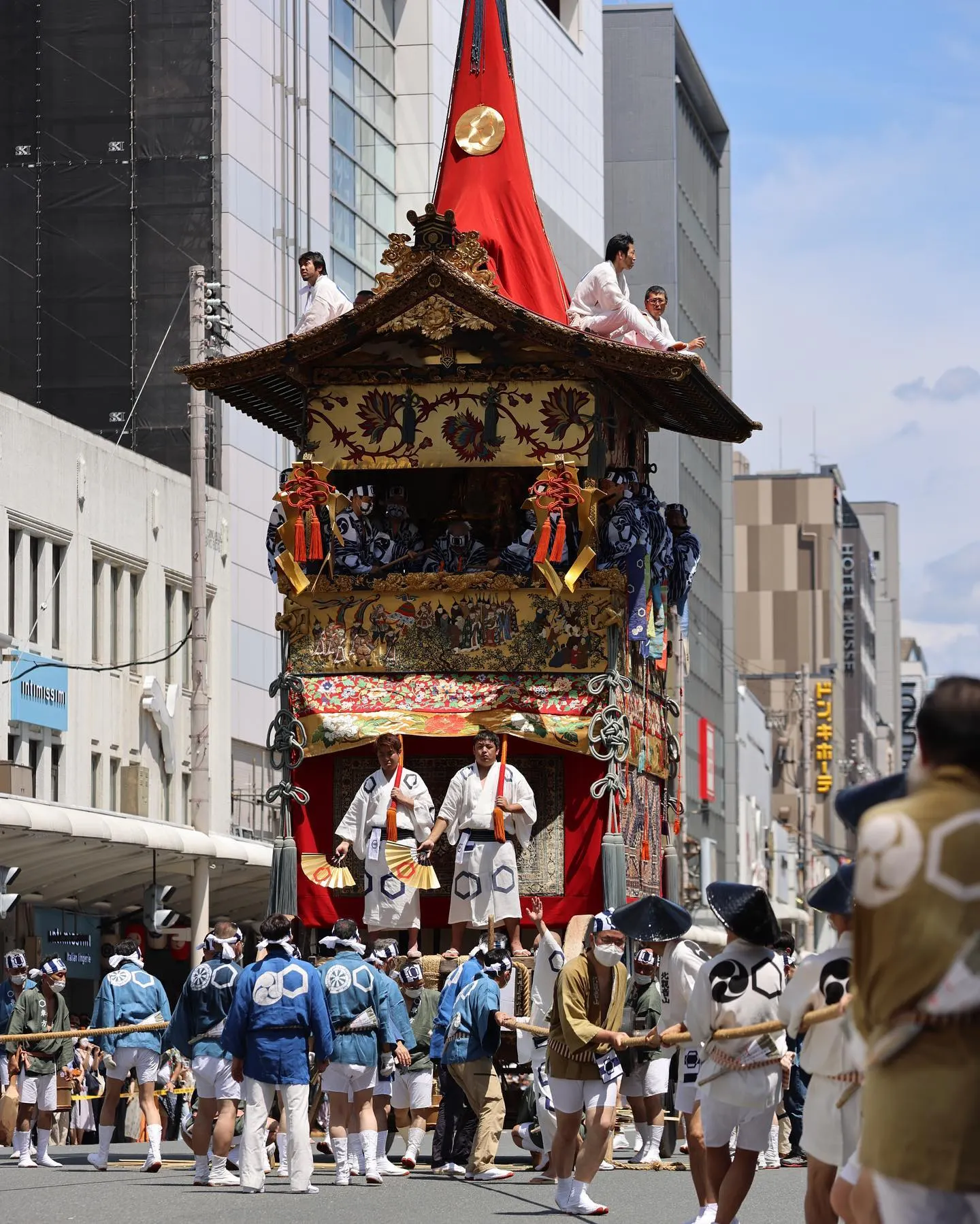 日本京都四條河原町祇園祭