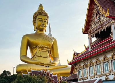 The biggest Buddha in Bangkok