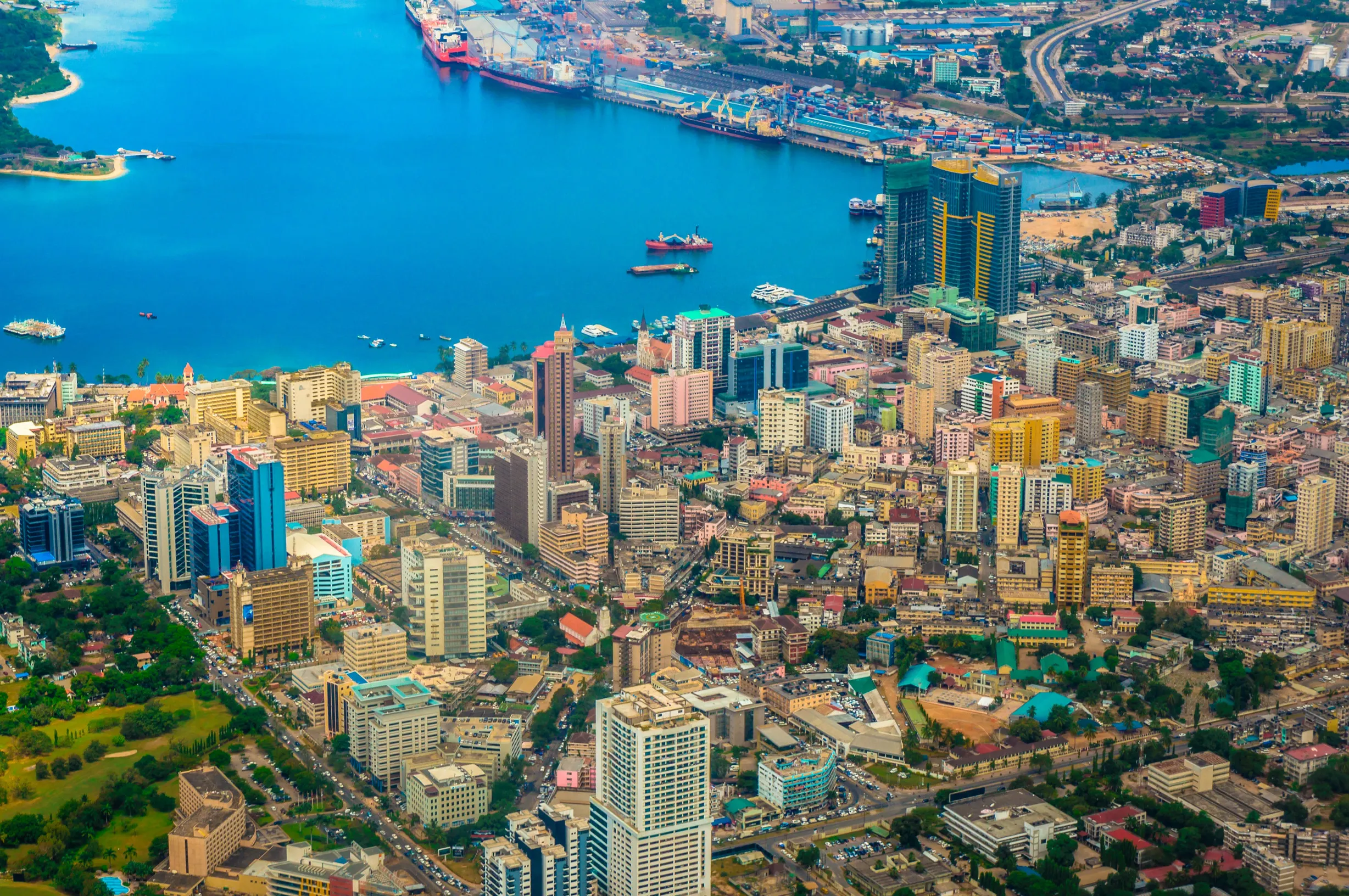 Aerial view of Dar es salaam, Source: Photo by Peter Mitchell Unsplash