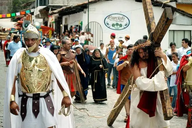 Good Friday 2025 - Reenactment of Jesus Christ carrying the cross