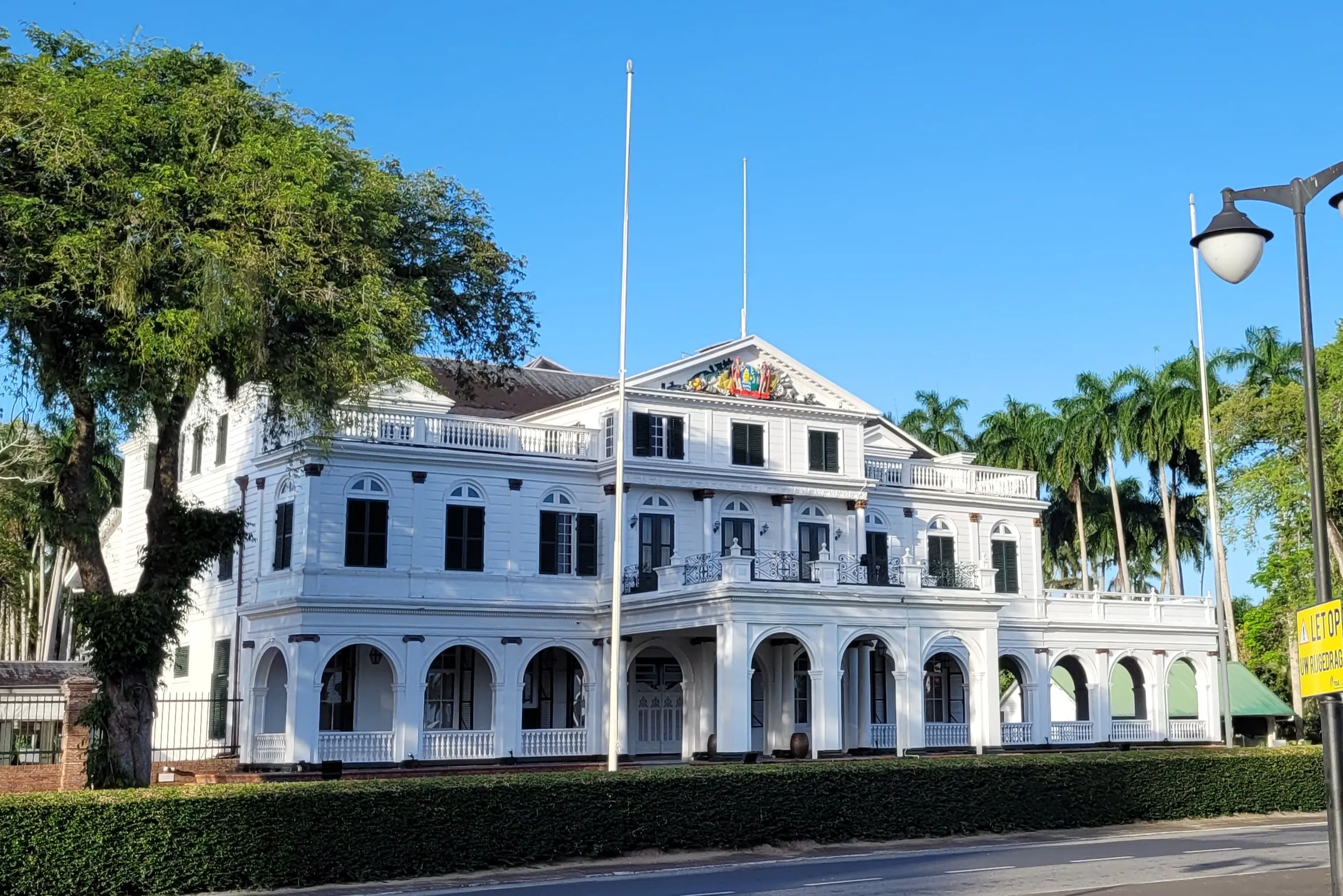 Presidential Palace of Paramaribo. Source: Wikipedia