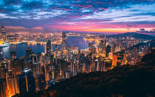 View from the Peak, Hong Kong. Source: Photo by Simon Zhu on Unsplash