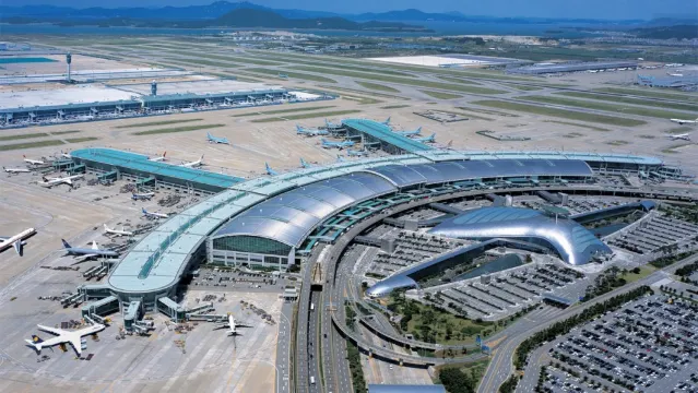 Aerial view of Incheon International Airport. Source: Photo by Skytrax / skytraxratings.com.