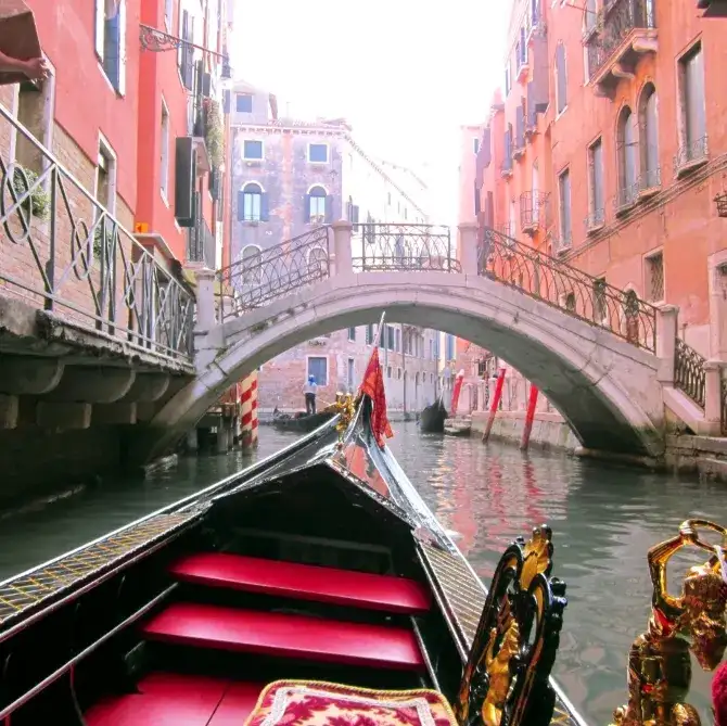 gondola ride in Venice