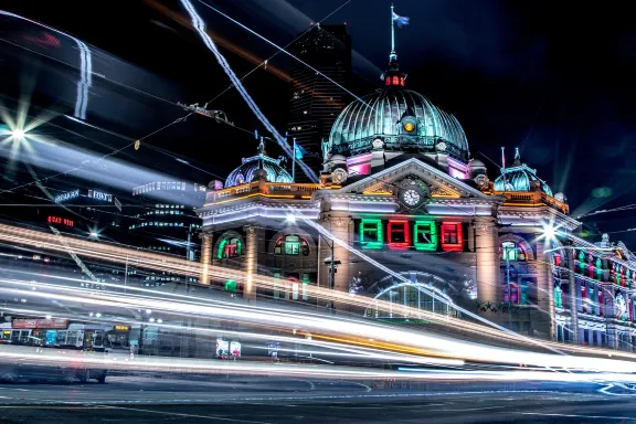Melbourne at night, Source: Photo by Matt Zhang on Unsplash