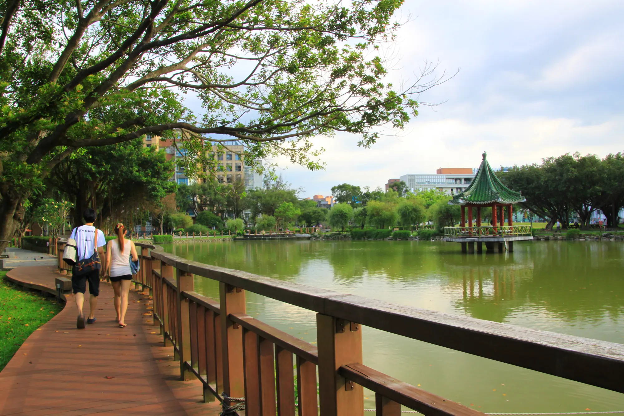 台灣大學醉月湖適合散步 圖片來源:台灣大學官網