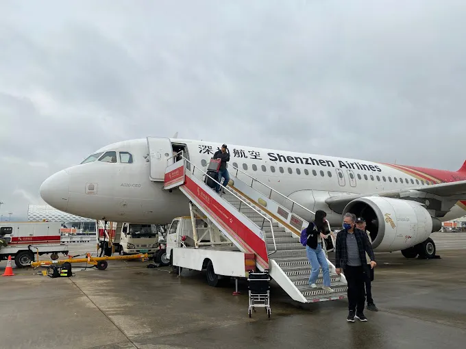 Shenzhen Airlines at Bao'an International Airport, Shenzhen. Source: Yixiang Gan