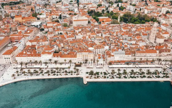 Aerial view of Split, Source: Photo by Spencer Davis on Unsplash