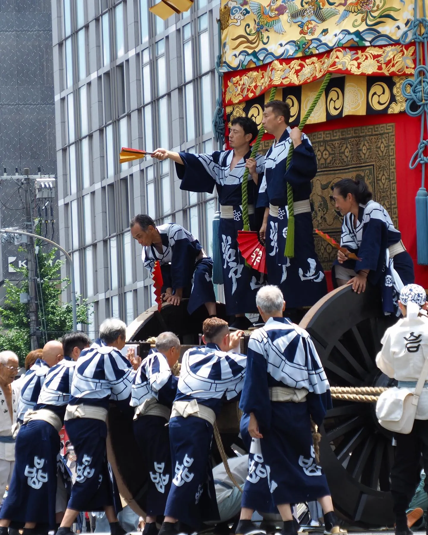 日本京都四條河原町祇園祭