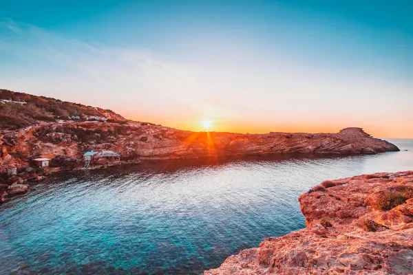 Sunset in Ibiza. Source: Photo by Michael Tomlinso on Unsplash