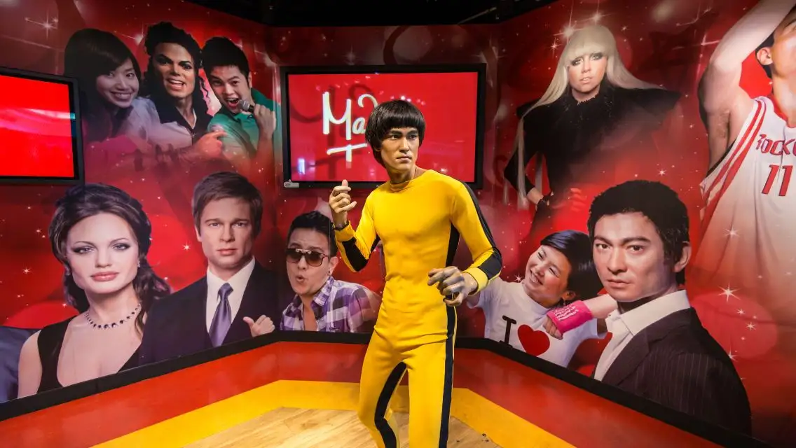 Take a photo with Bruce Lee at Madame Tussauds Hong Kong