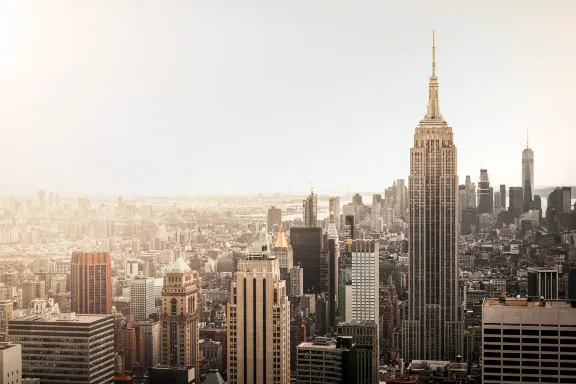 Skyline of New York. Source: Photo by Aaron Burson on Unsplash