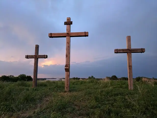 Good Friday 2024 - Three crosses for Good Friday commemoration