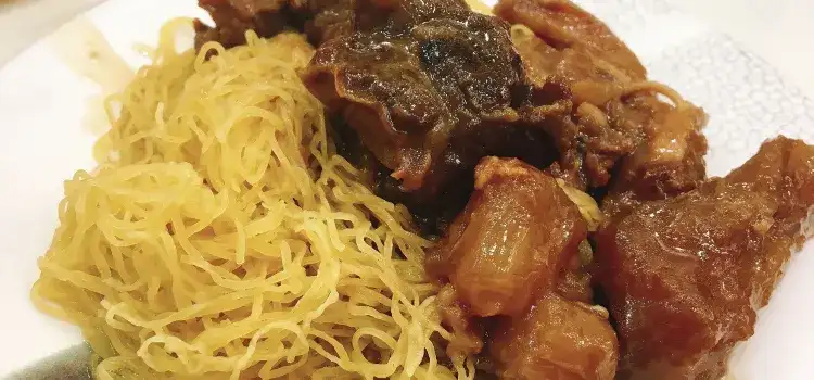 Mak Man Kee Noodle Shop의 국수 요리