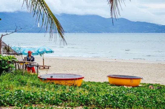 峴港美溪海灘的迷人景色。圖片來源︰Trip.com