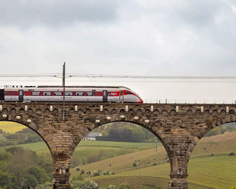 Popular train travel routes from London