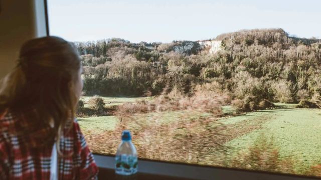 window seats on train