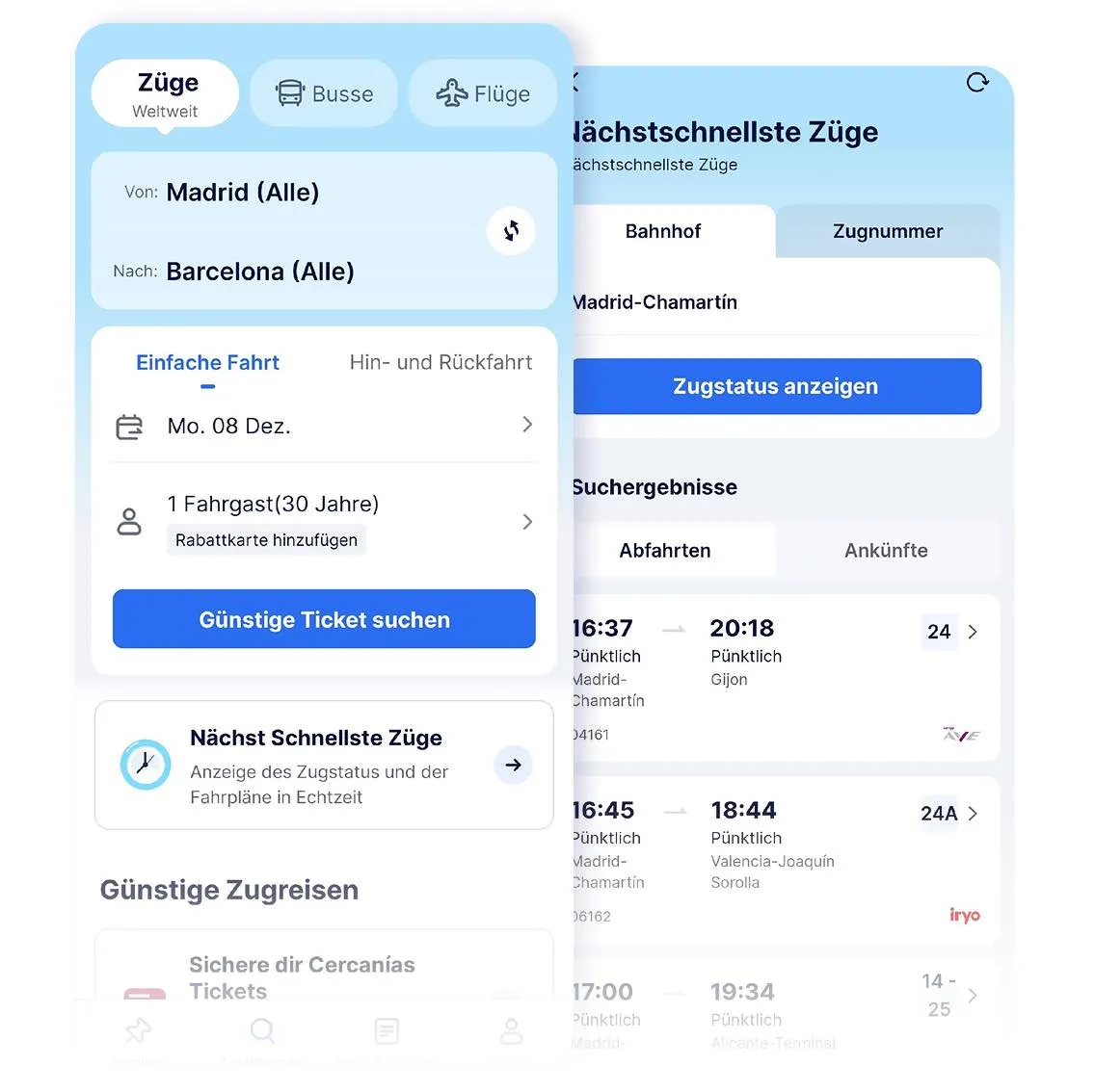So kaufst du AVE Zugtickets