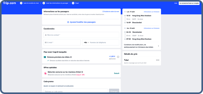 <span>Étape 5</span> Saisir les informations