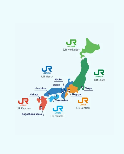Mappa dello Shinkansen