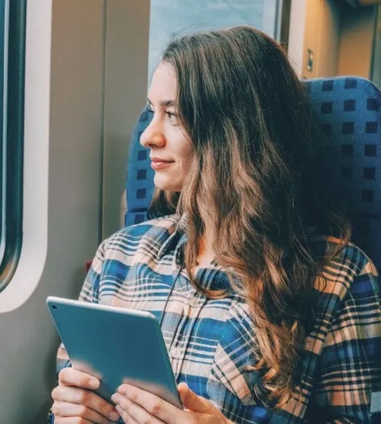 Wähle die 16-25 Railcard<br>für den Langstrecken-Komfortreisenden