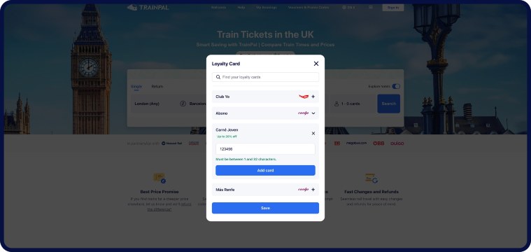 <span>Step 2</span>Select the card type