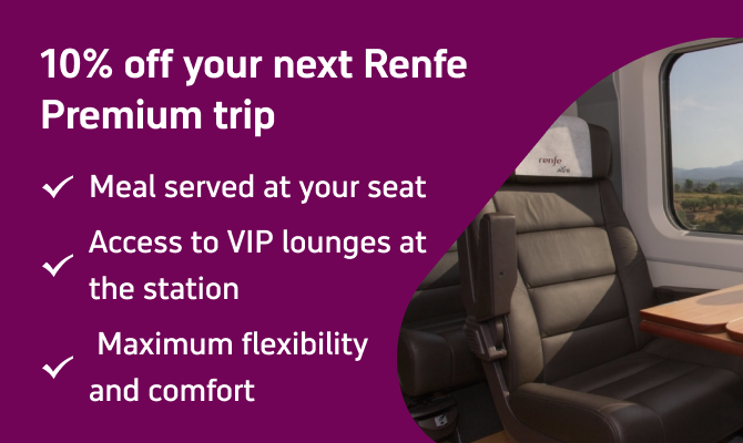 Renfe Premium 10% off
