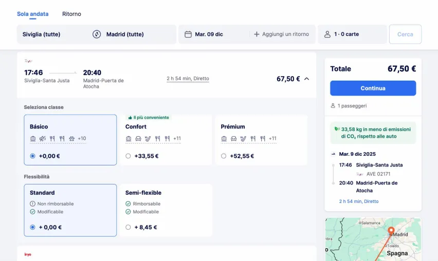 Biglietti dei treni Renfe: prenota con TrainPal