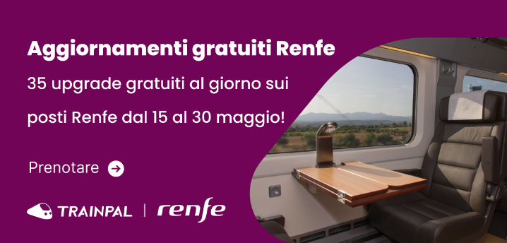 TrainPal Renfe free upgrade promozione 2026