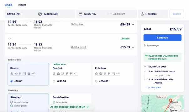 Renfe Tickets: Book with TrainPal