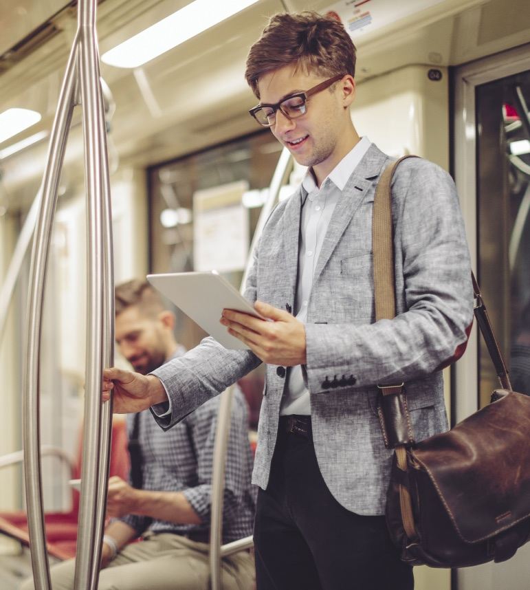 Wähle die 16-25 Railcard<br>für den London & Underground Pendler
