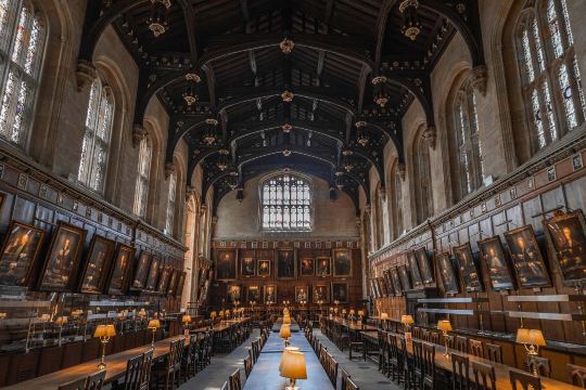 University of Oxford dining hall