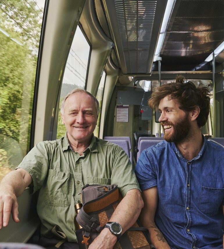Choisissez la Two Together Railcard<br>pour un parent et un enfant adulte
