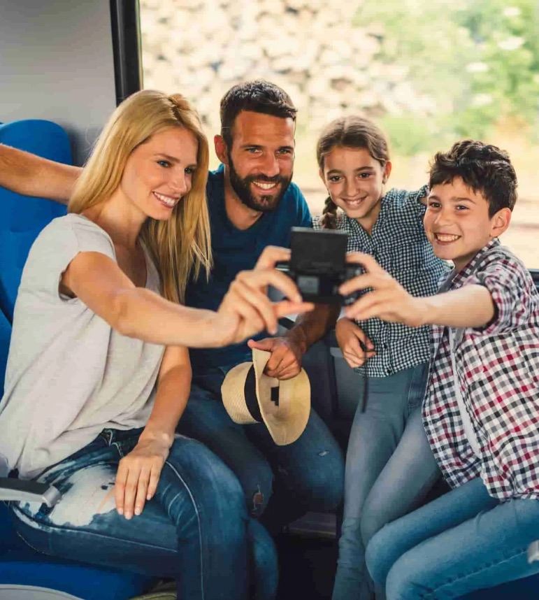 Wähle die Family & Friends Railcard<br>für die landesweit urlaubende Familie