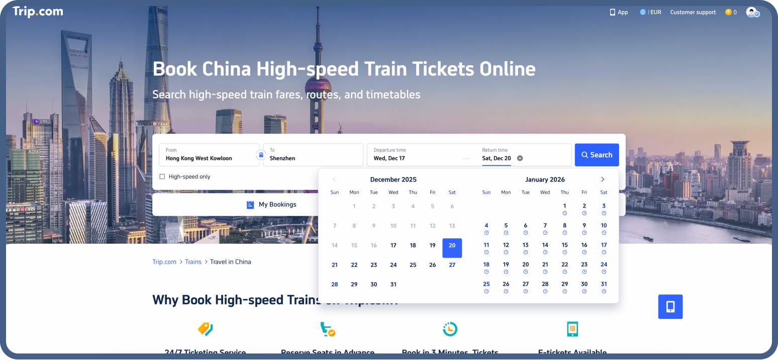 <span>Step 3</span>Select return date (if applicable)