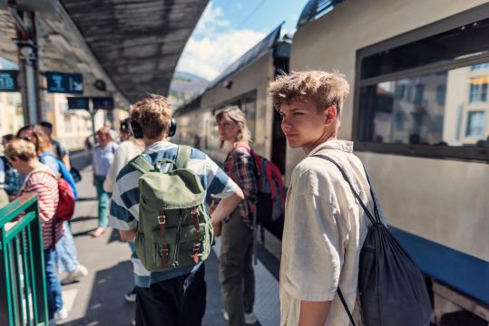 Student train travel savings