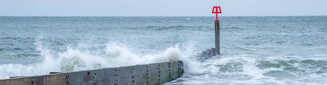Ride to the tide at Southbourne Beach