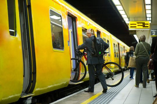 Take a bike on a UK train