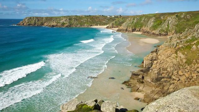 Porthcurno Beach