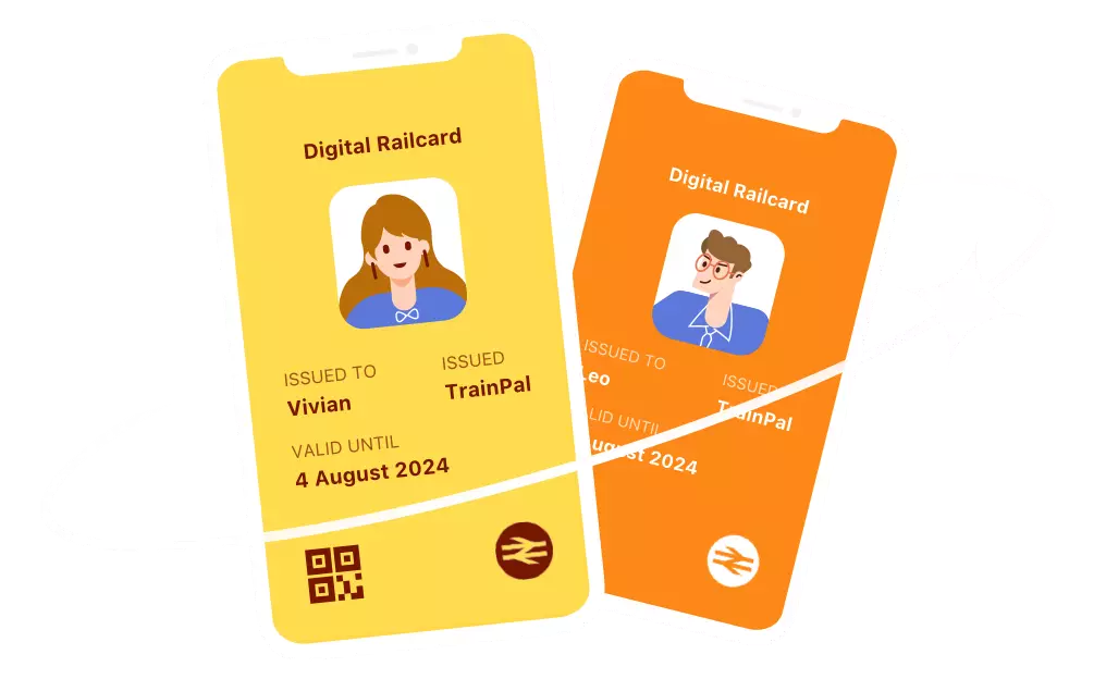 Railcards numériques au Royaume-Uni