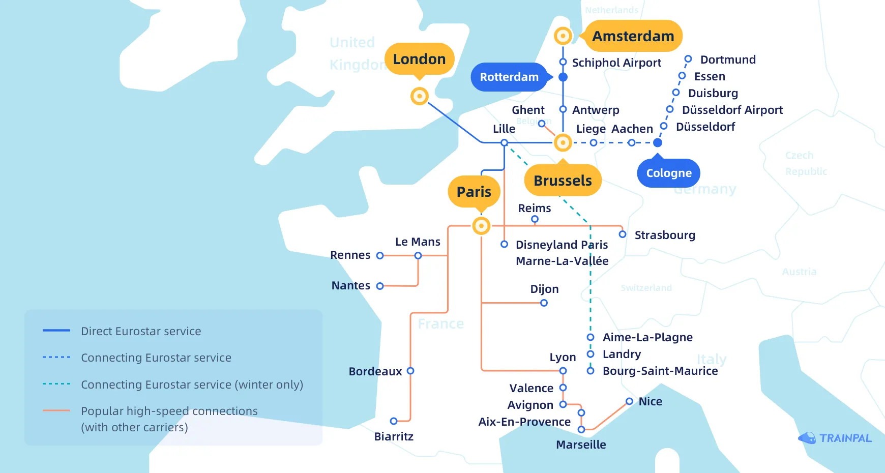 Eurostar to the UK