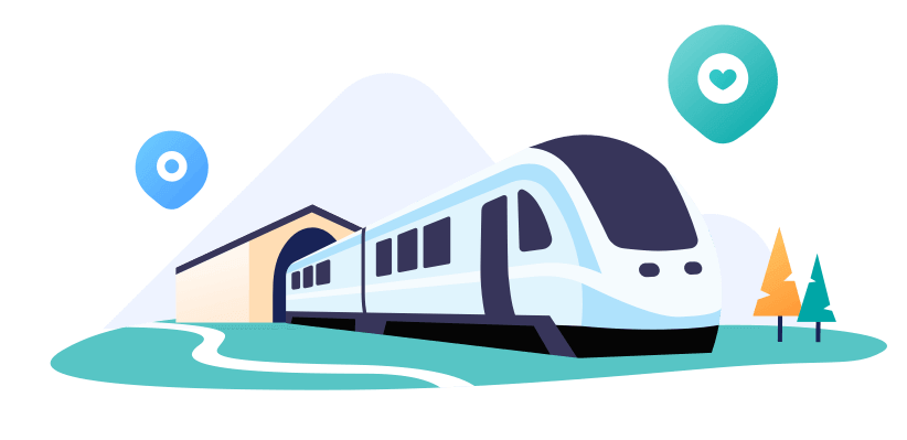 Use Train Journey Planner as your train journey tracker to check: