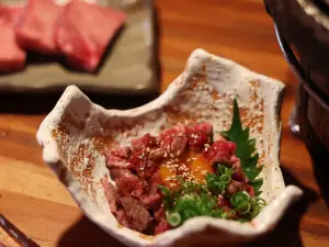 Charcoal fire grilled meat Moritsuji
