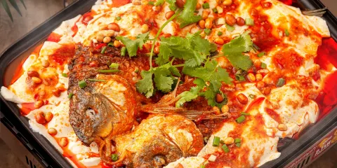 荔波濱江酒店（荔波古鎮鄧恩銘故居店）·餐廳